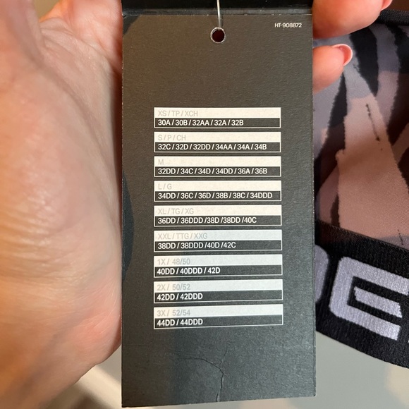 Under Armour Crossback Sports Bra - Medium Support with Compression - Picture 8 of 8